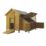 Shire  4' x 4' (Nominal) Tongue & Groove Timber Chicken Coop