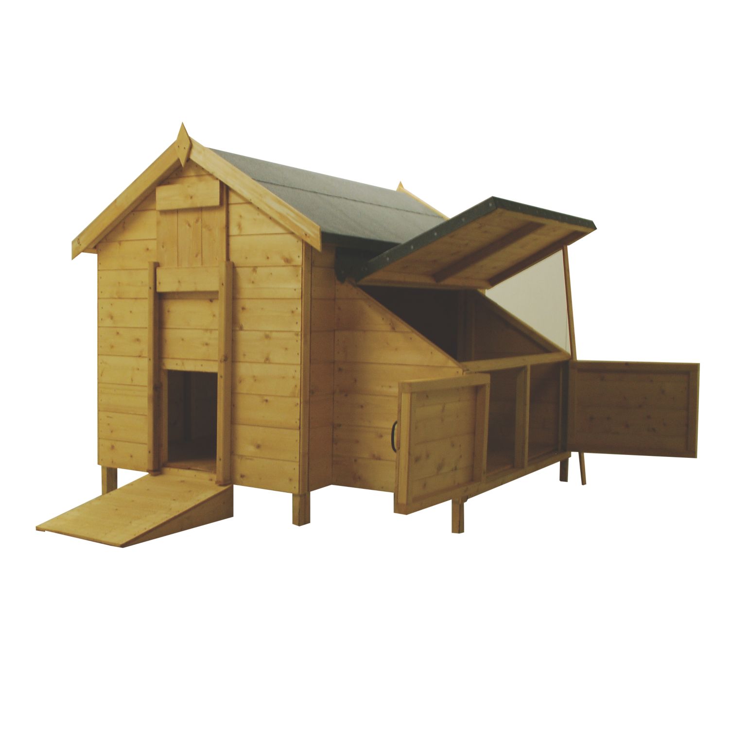 Shire 4' x 4' (Nominal) Tongue & Groove Timber Chicken Coop (1336G)
