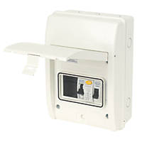 British General Fortress 5-Module 1-Way Populated  Shower Consumer Unit