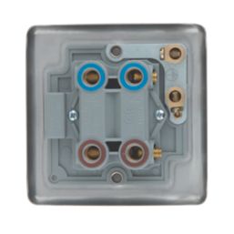 LAP  45A 1-Gang DP Cooker Switch Brushed Stainless Steel with LED