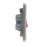 LAP  45A 1-Gang DP Cooker Switch Brushed Stainless Steel with LED