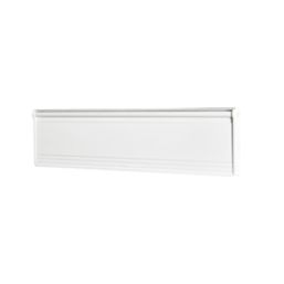 Stormguard Brush Letter Plate White 292mm x 75mm