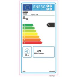 Mira Azora Frosted Glass 9.8kW  Electric Shower