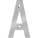 Eclipse Door Letter A Polished Stainless Steel 100mm