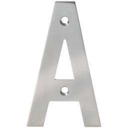 Eclipse Door Letter A Polished Stainless Steel 100mm