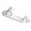 Philips Hue Ambiance Adore LED Rectangular 2-Light Smart Double Bathroom Spotlight White 5W 350lm