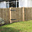 Forest Picket Garden Gate 900mm x 900mm Natural Timber