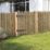 Forest Picket Garden Gate 900mm x 900mm Natural Timber