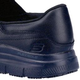 Skechers Flex Advantage Metal Free  Slip-On Non Safety Shoes Black Size 8