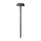 Timco Polymer-Headed Nails Anthracite Grey Head A4 Stainless Steel Shank 3.2mm x 50mm 100 Pack