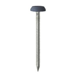 Timco Polymer-Headed Nails Anthracite Grey Head A4 Stainless Steel Shank 3.2mm x 50mm 100 Pack