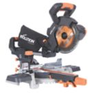 Refurb Evolution R185SMS-Li 185mm 18V Li-Ion EXT  Cordless Single-Bevel Sliding Mitre Saw - Bare