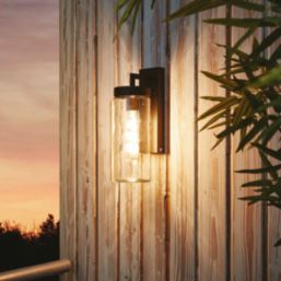 Eglo Bovolone Outdoor Wall Light Black