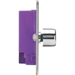 Knightsbridge  2-Gang 2-Way LED Intelligent Dimmer Switch  Polished Chrome