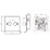 Knightsbridge  2-Gang 2-Way LED Intelligent Dimmer Switch  Polished Chrome