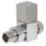 Towelrads  15mm x 1/2" Chrome Straight Designer Manual Radiator Valve & Lockshield  2 Pack