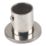 Essentials Rail End Sockets Polished Stainless Steel 25mm 2 Pack