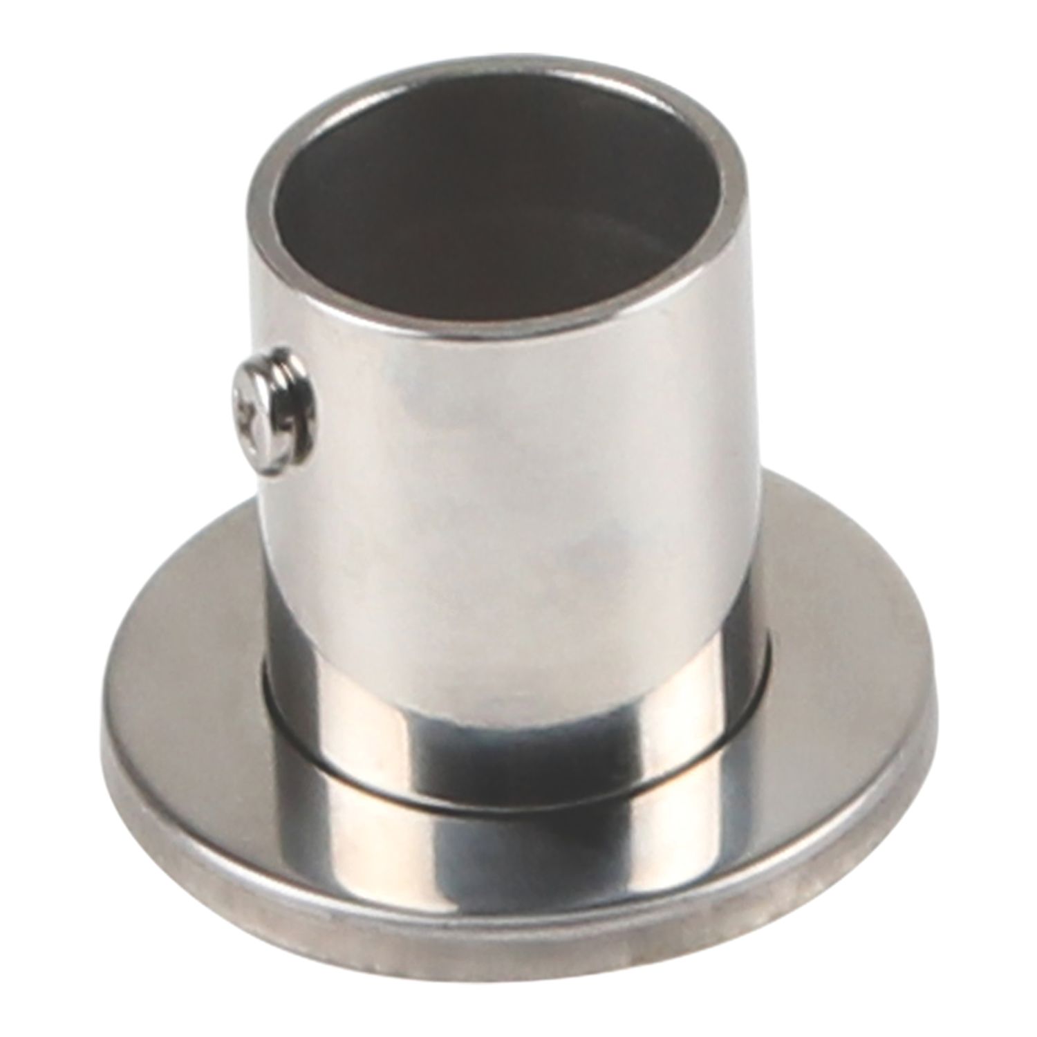 Essentials Rail End Sockets Polished Stainless Steel 25mm 2 Pack (133TA)