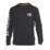 CAT Trademark Banner Long Sleeve T-Shirt Black 2X Large 50-52" Chest