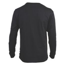 CAT Trademark Banner Long Sleeve T-Shirt Black 2X Large 50-52" Chest