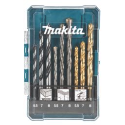 Makita D 71978 Straight Shank Drill Bit Set 9 Pieces Screwfix