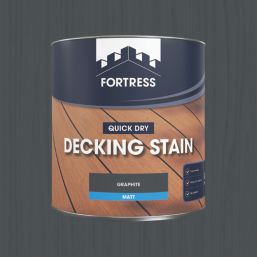 Fortress  2.5Ltr Graphite Anti Slip Decking Stain