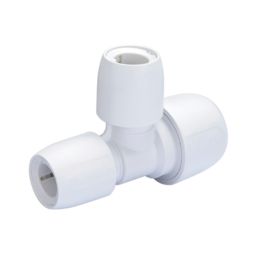 Hep2O  Plastic Push-Fit Reducing Tee 22mm x 15mm x 15mm