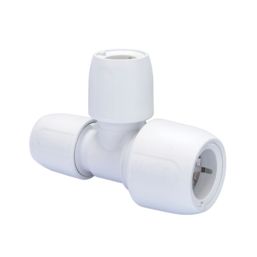 Hep2O  Plastic Push-Fit Reducing Tee 22mm x 15mm x 15mm