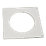 Manrose Round Pipe Wall Plate White 100mm