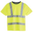 Pro RTX High Visibilty  Short Sleeve T-Shirt Yellow / Navy 3X Large 56" Chest