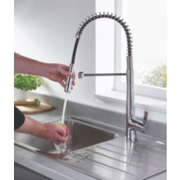 Bristan Axia  Pull-Out Kitchen Tap Chrome-Plated