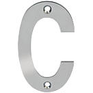 Eclipse Door Letter C Polished Stainless Steel 100mm