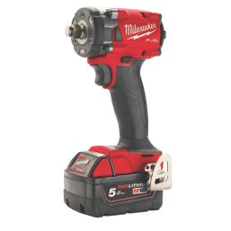 Milwaukee M18 FIW2F12-502X FUEL 18V 2 x 5.0Ah Li-Ion RedLithium Brushless Cordless Impact Wrench