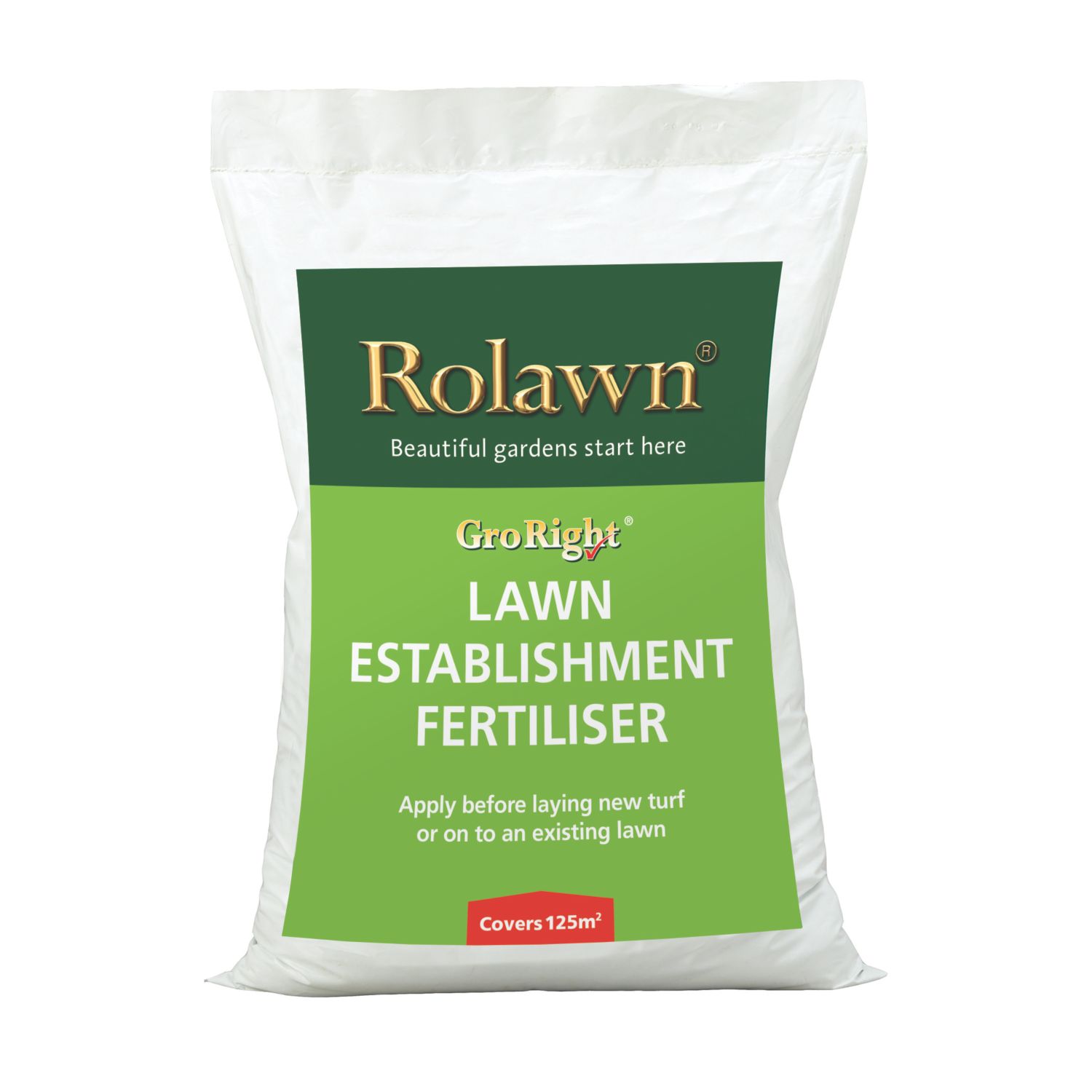 Rolawn GroRight Lawn Establishment Fertiliser 125m² 5kg (134HA)