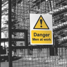 Essentials  "Danger Men At Work" Sign 400mm x 300mm