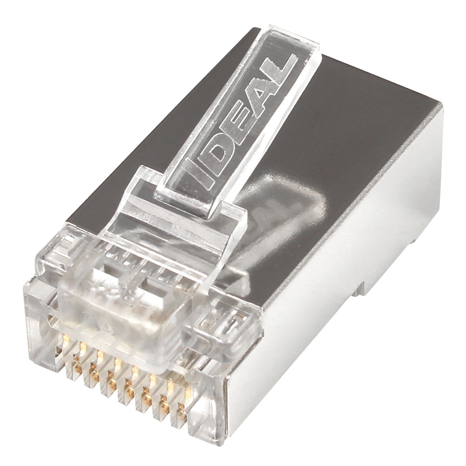Ideal RJ45 8P/8C Feed-Thru Modular Plugs 25 Pack (134HV)