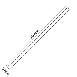 Erbauer  Straight Shank Multi-Material Drill Bit 3mm x 70mm