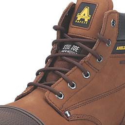 Amblers AS233    Safety Boots Brown Size 9