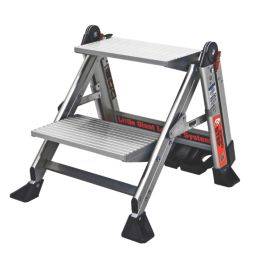 Little Giant 2 Step 460mm Folding Step Stool With Platform