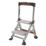 Little Giant Aluminium 2 Step 460mm Folding Step Stool With Platform