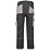 JCB Trade Plus Rip-Stop Work Trousers Black / Grey 32" W 32" L