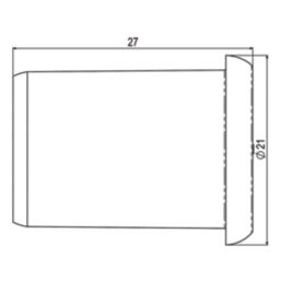 PolyPlumb Enhanced  Plastic Push-Fit Pipe Stiffeners 22mm 10 Pack