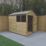 Forest Beckwood 6' x 7' 6" (Nominal) Apex Shiplap Timber Shed with Base