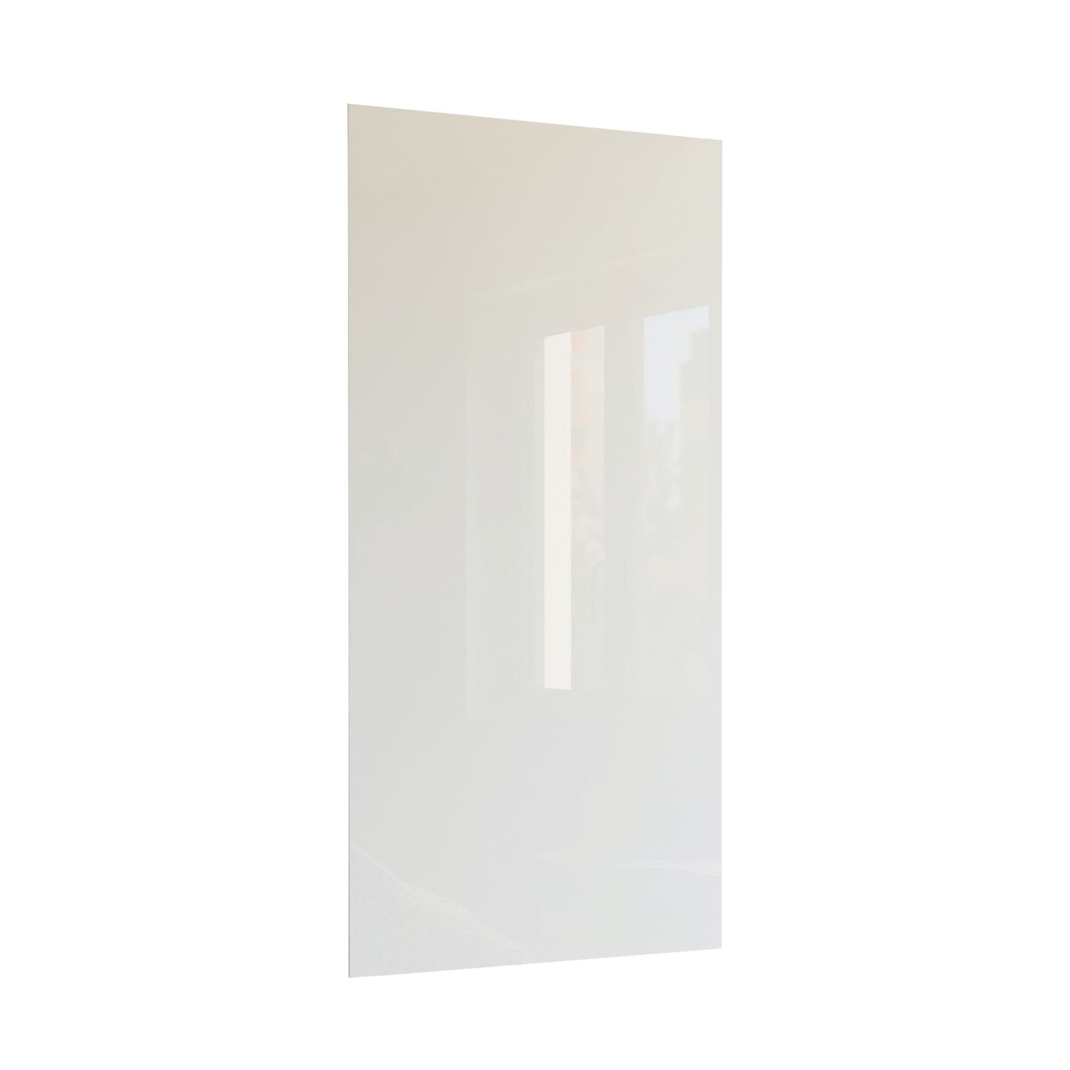 Ximax 800W Electric Wall-Mounted Designer Infrared Glass Panel Radiator 600mm x 1200mm White 2730BTU (134TP)
