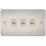 Knightsbridge  10AX 3-Gang 2-Way Light Switch  Pearl