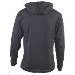 CAT Hooded Long Sleeve Shirt Black 3X Large 54-56" Chest