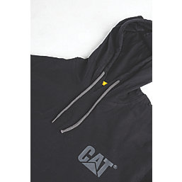 CAT Hooded Long Sleeve Shirt Black XXX Large 54-56" Chest