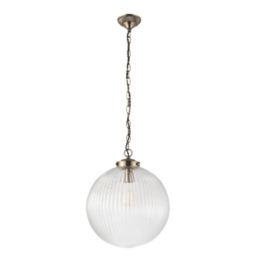 Quay Design Brachium Ceiling Pendant Antique Brass