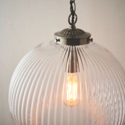 Quay Design Brachium Ceiling Pendant Antique Brass