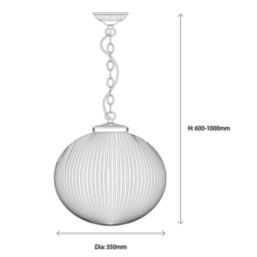 Quay Design Brachium Ceiling Pendant Antique Brass